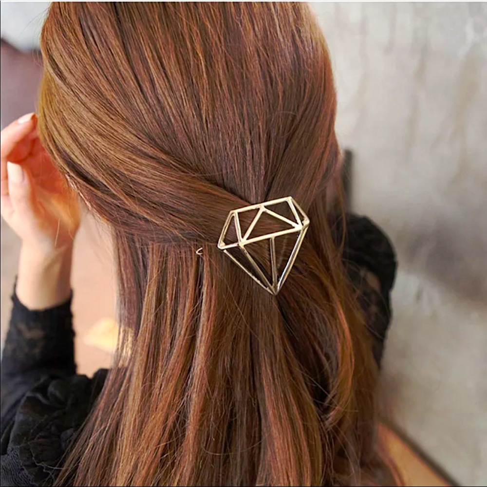 “Diamond In The Rough” Hair Clip Everyday School/Work Casual Minimal Accessory